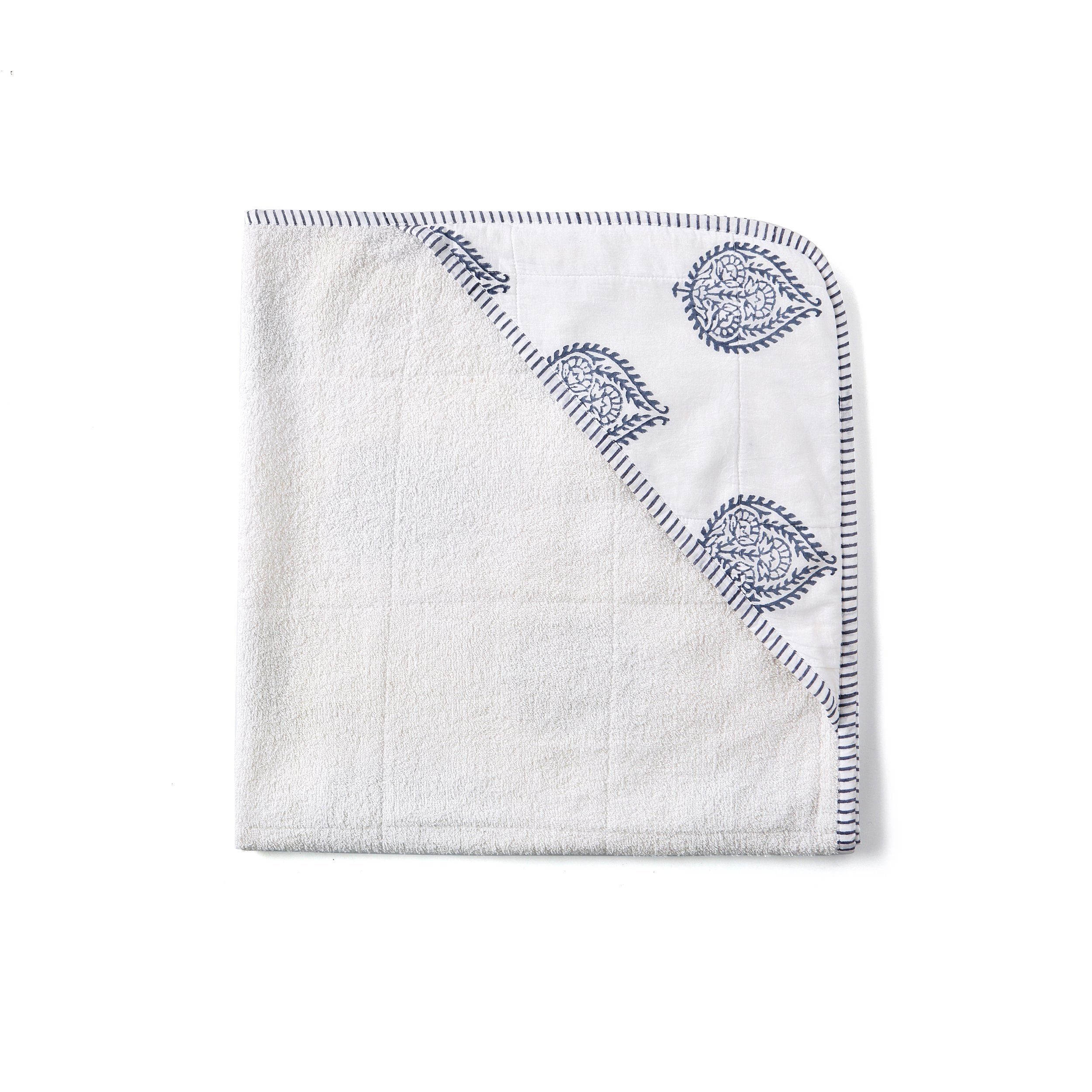 FORT TOWEL - Art of Block Printing Hand Crafted in India - Plush Terry & Voile