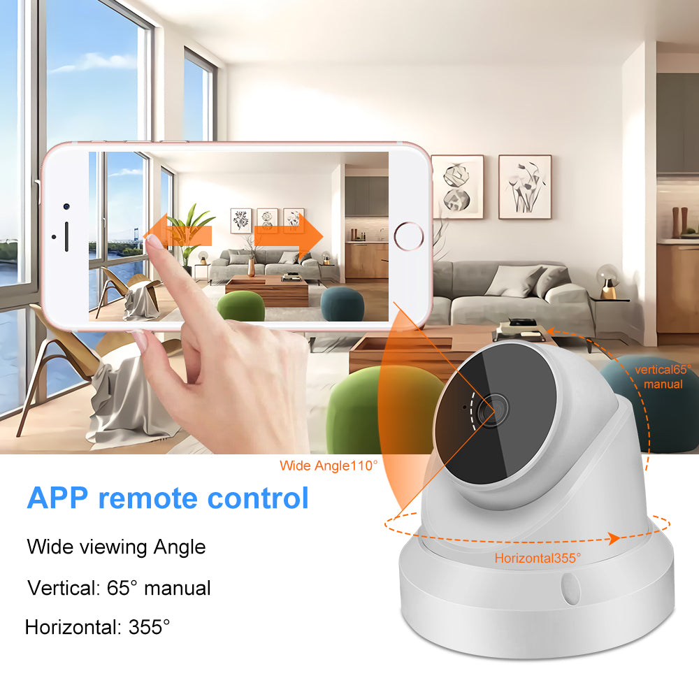 IP WiFi Camera Baby Monitor Home Security Camera with 2-way Speaker